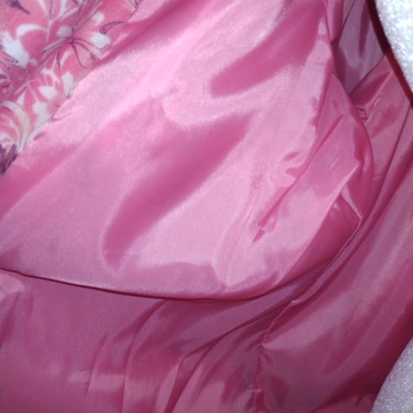 ALIA PLUS PINK FLORAL GEOMETRIC PRINT CASUAL - Picture 3 of 8